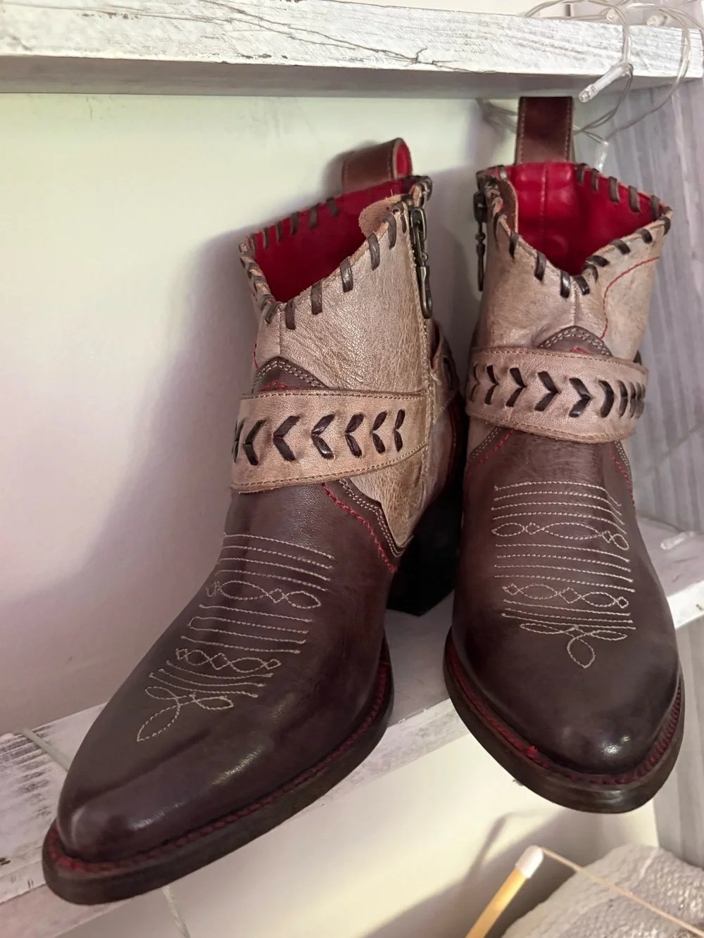 Bed Stu Tania Ankle Boots in Starry Night Rustic Size 7.5